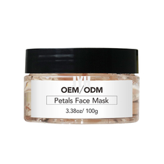 Cura di pelle dell'OEM Clay Mask Natural 100ml Rose Petal Face Gel Mask