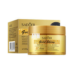 La crudeltà libera la maschera facciale dell'oro 24K per perfetto ed idrata la pelle
