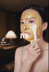 il professionista antinvecchiamento Clay Mask Powder 24k dell'oro facciale di 100g pela Jelly Facial Mask