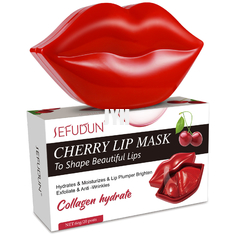 Maschera Crystal Hydrating naturale del labbro del collagene dell'idrogel di sonno