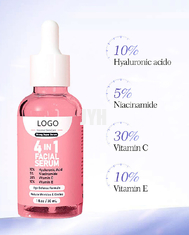 Collagene acido ialuronico 4 del siero di 30ML Colleen Fitzpatrick in 1 siero del fronte per le donne