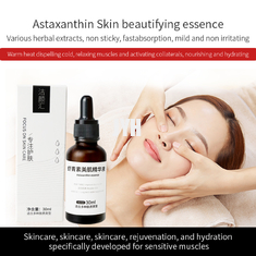il poro facciale del siero dell'essenza dell'astaxantina 30ml che si restringe illumina il colore della pelle per il fronte