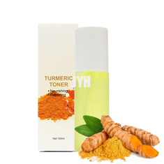 Toner per la cura della pelle per il trucco del viso da 100 ml Toner alla curcuma illuminante idratante