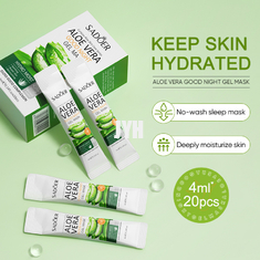 Aloe d'idratazione d'imbiancatura coreano Vera Skin Care Mask dello strato facciale della maschera di bellezza
