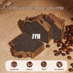 80 g/pcs Sapone per il viso per il caffè per il trattamento a freddo Sapone per le mani profumato a frutta