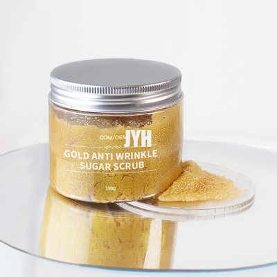 oro di 210g 24K che esfolia approvazione dei prodotti di cura di pelle dell'OEM di Sugar Body Scrub GMPC