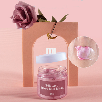 Riduca l'oro facciale Rose Mud Cream di Clay Mask 24K delle grinze