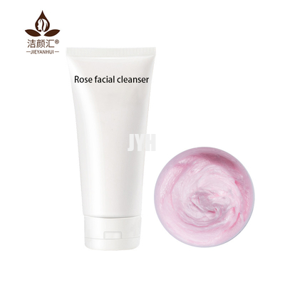 Acne facciale di schiumatura di Rose Vegan Face Wash For della pulitrice del ODM 100g