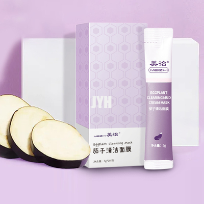 Melanzana porpora che purifica Clay Mask 5ml/striscia 300g/barattolo