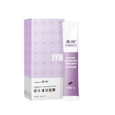 Melanzana porpora che purifica Clay Mask 5ml/striscia 300g/barattolo