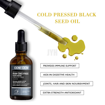 Gel naturale della doccia dell'olio per capelli del seme del nero delle etichette private 50ml