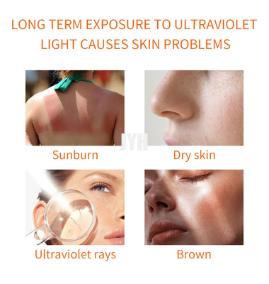 La base Sunblock dell'acqua di PA 50+++ di UVA UVB affronta i cosmetici di trucco per il collo