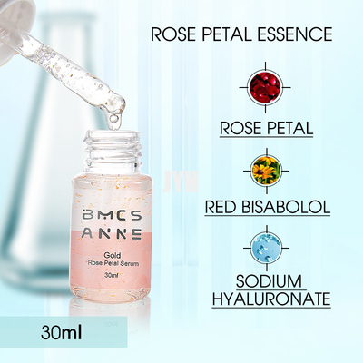 Idratazione d'idratazione del siero dell'oro di Rose Petal Essence Face Serum 24k