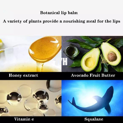 Iso organico naturale d'idratazione GMPC del vegano del balsamo di labbro di Skincare degli uomini della menta nera della metropolitana