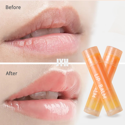 Prodotti per la cura della pelle OEM ISO Rossetto arancione anti-essiccazione Lip Lines Balsamo per labbra per il trattamento