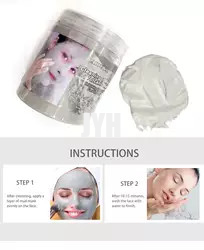 Maschera facciale all'argilla da 1 kg caolino vulcanico pulizia profonda trattamento disintossicante per l'acne