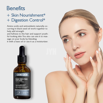 GMPC Essence Face Serum 100% puro olio di semi neri spremuto a freddo Funzione cerebrale