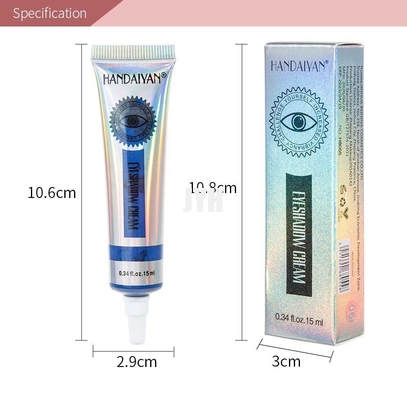 Cosmetici per il trucco del viso metallico Ombretto per trucco impermeabile a 12 colori