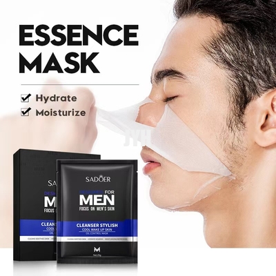 MSDS Mens Skincare Products Idratante Sbiancante Nutriente Maschera per il viso detergente naturale
