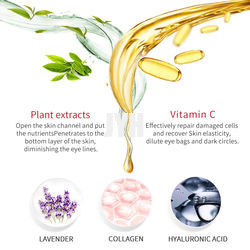 la pelle dell'oro 24k si preoccupa i cosmetici d'idratazione di Eyecare rimuove la toppa di Dirk Circles Collagen Hydrogel Eye