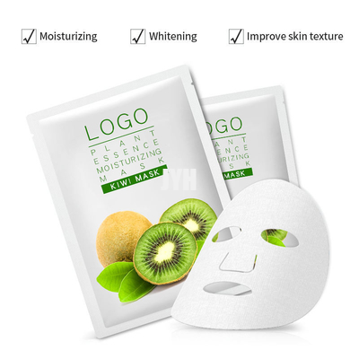 maschera d'idratazione dello strato 25ml che imbianca il cosmetico Kiwi Facial Mask organico di bellezza