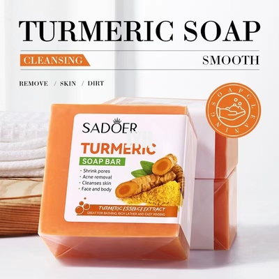 Il sapone naturale di erbe Antivari della curcuma per buio del lavaggio del corpo del fronte macchia i Underarms intimi di aree