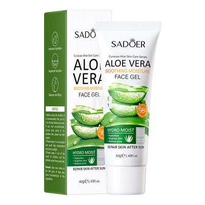 40g aloe organico Vera Gel Deeply Hydrating Skin che nutrisce dopo la cura di pelle di Sun