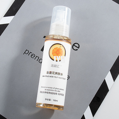 Toner facciale organico naturale della pelle del toner che imbianca il toner facciale 100ml della calendula