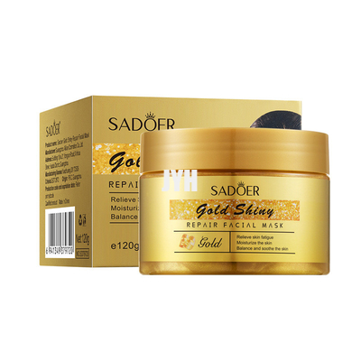 La crudeltà libera la maschera facciale dell'oro 24K per perfetto ed idrata la pelle