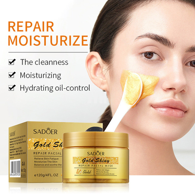 La crudeltà libera la maschera facciale dell'oro 24K per perfetto ed idrata la pelle