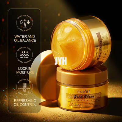 La crudeltà libera la maschera facciale dell'oro 24K per perfetto ed idrata la pelle