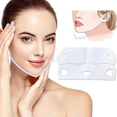 Linea di dimagramento a forma di V maschera di sollevamento di Chin Reducer V della maschera di protezione dell'OEM doppia