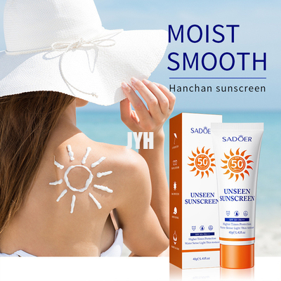 Resistente di acqua fisico quotidiano di Spf 50+ dell'ossido di zinco della protezione solare di usura dello zinco naturale