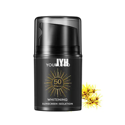 Natural Skin Men Protezione solare facciale impermeabile Spf50+ Pa+++ Isolamento solare non sbiancante Protezione solare