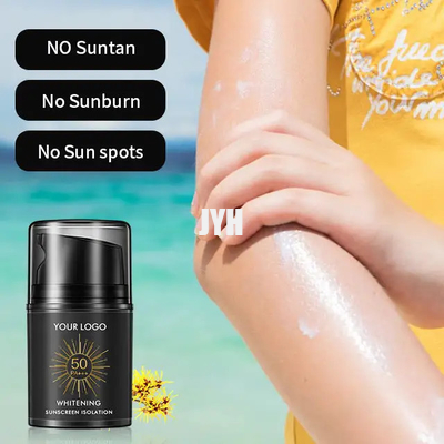 Natural Skin Men Protezione solare facciale impermeabile Spf50+ Pa+++ Isolamento solare non sbiancante Protezione solare