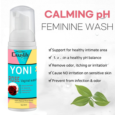 I prodotti di cura di pelle dell'OEM 60ML sterilizzano il pH hanno equilibrato il lavaggio intimo femminile di pulizia quotidiano di cura