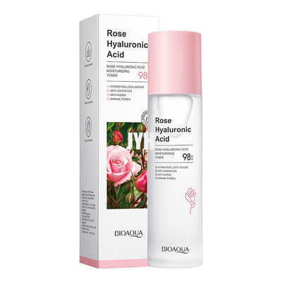 Linee sottili e grinze Rose Face Toner Natural Organic Rose Hyaluronic Acid Water