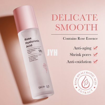 Linee sottili e grinze Rose Face Toner Natural Organic Rose Hyaluronic Acid Water
