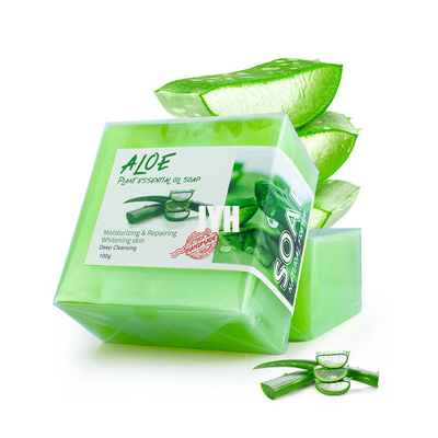 Saponetta di pulizia della pianta dei cosmetici di MSDS Bodycare dell'aloe del bagno naturale di Vera Honey Milk Goat Face Body