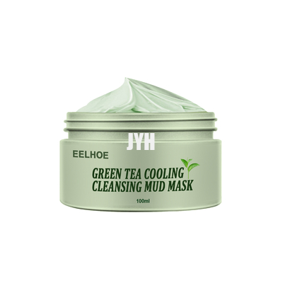 Etichetta privata di Clay Mud Facial Clay Mask del tè verde organico su ordinazione