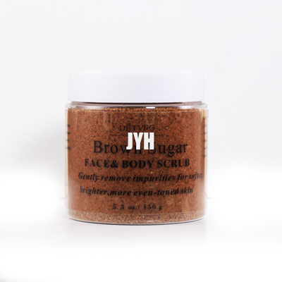 Cosmetici Brown organico d'imbiancatura esfoliante naturale Sugar Salt Body Scrubs del ODM Bodycare