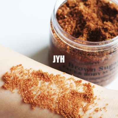 Cosmetici Brown organico d'imbiancatura esfoliante naturale Sugar Salt Body Scrubs del ODM Bodycare
