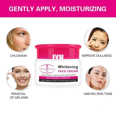 Le donne del collagene pelano la cura che imbiancano l'anti ODM crema facciale della grinza