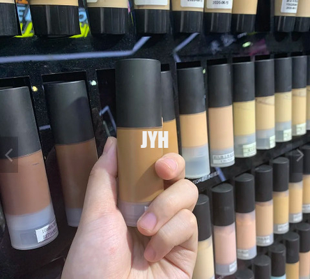Fondamento liquido di trucco impermeabile organico del vegano di copertura totale per le donne nere della pelle