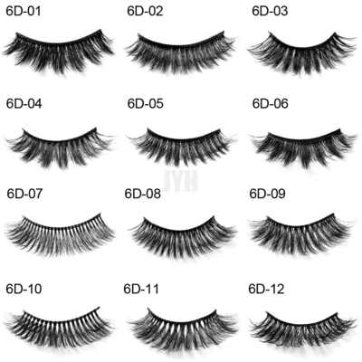 Trucco spesso tridimensionale 6D 20mm della sposa di Mink False Eyelashes Stage Show dell'imitazione