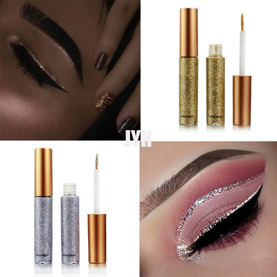 MSDS 10PCS/eye-liner stabilito di scintillio per trucco liquido rosso pigmentato facile da indossare di scintillio dell'eye-liner dell'oro bianco delle donne
