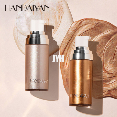 fondamento liquido crema di Glow Glistening Makeup del fronte 20ml e della lampadina di Bronzer dell'evidenziatore di Luminizer del corpo