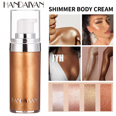 fondamento liquido crema di Glow Glistening Makeup del fronte 20ml e della lampadina di Bronzer dell'evidenziatore di Luminizer del corpo