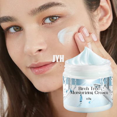 Della betulla crema antinvecchiamento del collagene della grinza di idratazione crema facciale dell'idratante profondamente per il fronte
