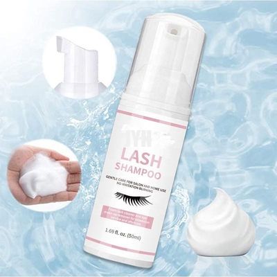 pulitrice Lash Shampoo Lash Foam Cleanser di estensione del ciglio del vegano 60ml